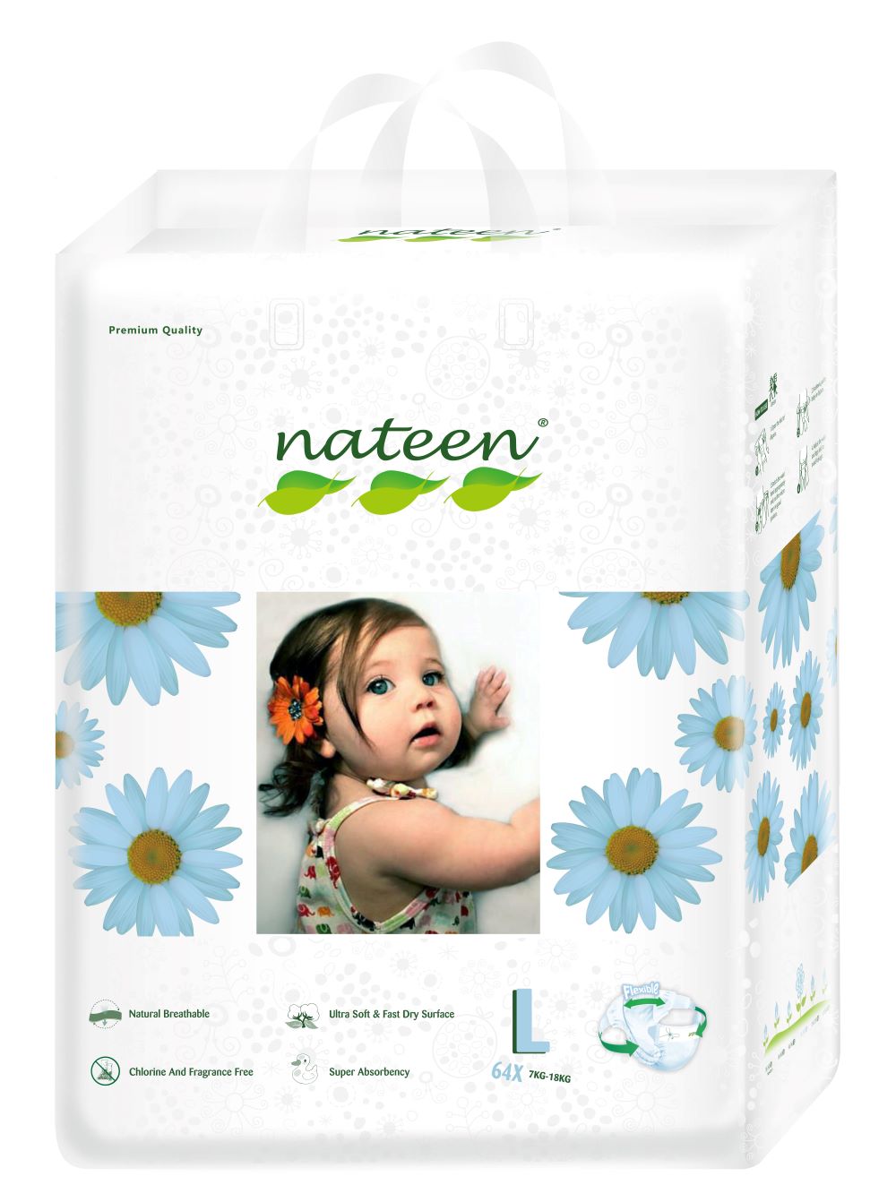 Premium Baby Diaper Size 4 (L)
